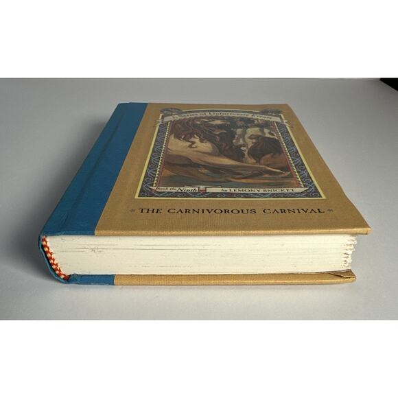 THE CARNIVOROUS CARNIVAL Book 9 Lemony Snicket 1st Edition 1st Printing USA Ed. - Picture 4 of 9